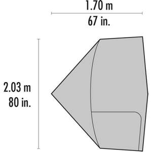 Abri de rangement MSR Gear Shed pour tentes Hubba, Elixir
